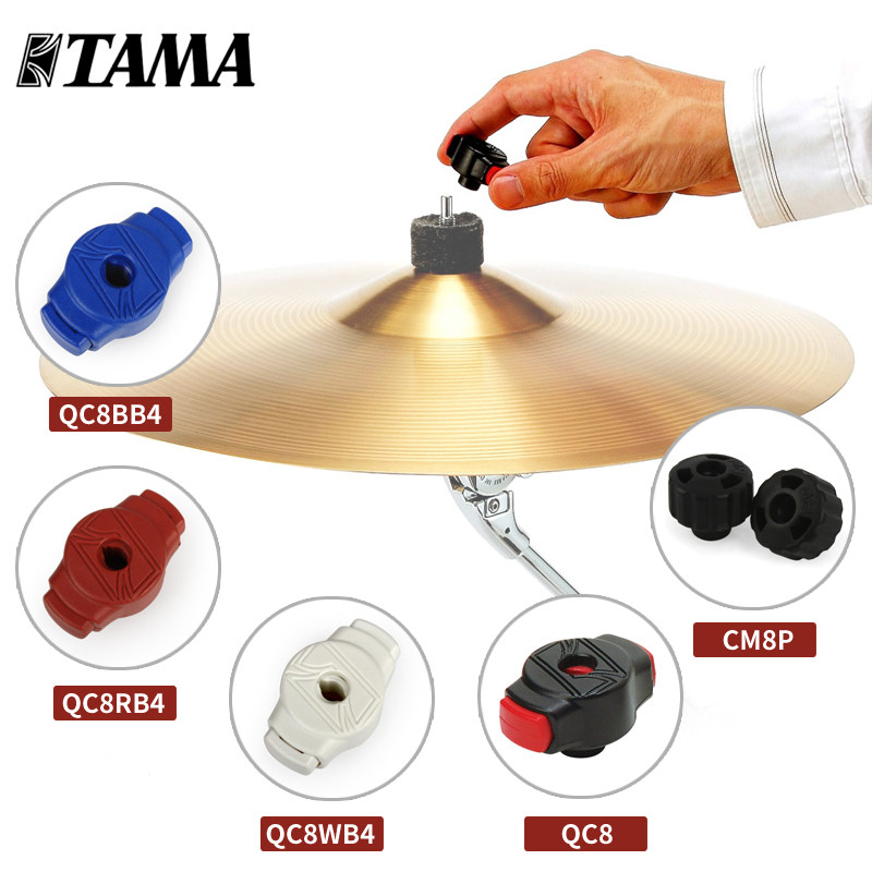 Spring thunder instrument TAMA QC8BB4 RB4 WB4 CM8P CM8P quick removal cap for quick mounting of cymbal sheet hat