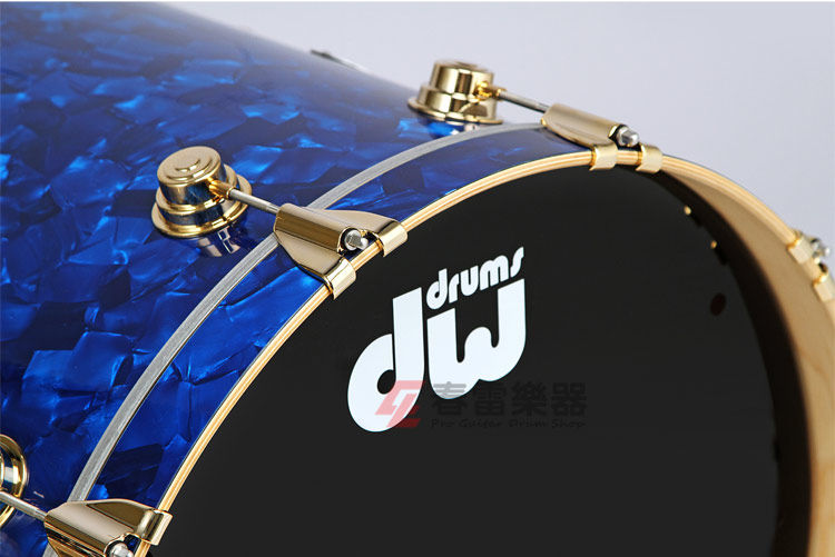 Барабанная установка 美产dw collector's 收藏家 5鼓架子鼓 blue moonstone镀金件套鼓