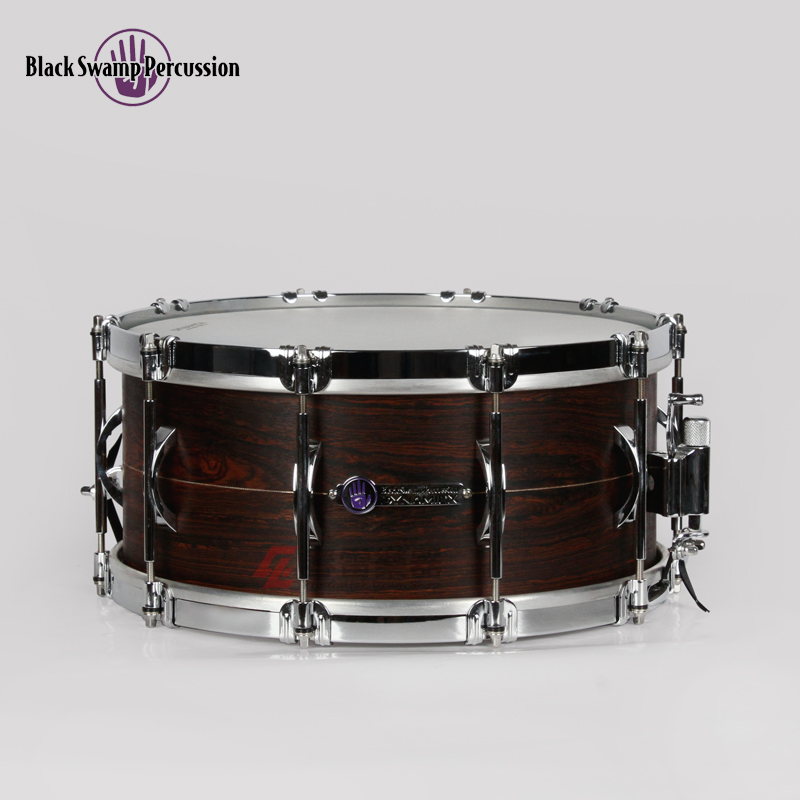 American production BlackSwamp Black Swamp Dynamicx series 14x5 5 6 5 black rosewood solid wood snare drum