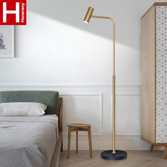 Nordic floor lamp living room minimalist creative personality simple bedroom light luxury study bedside ins wind vertical table lamp