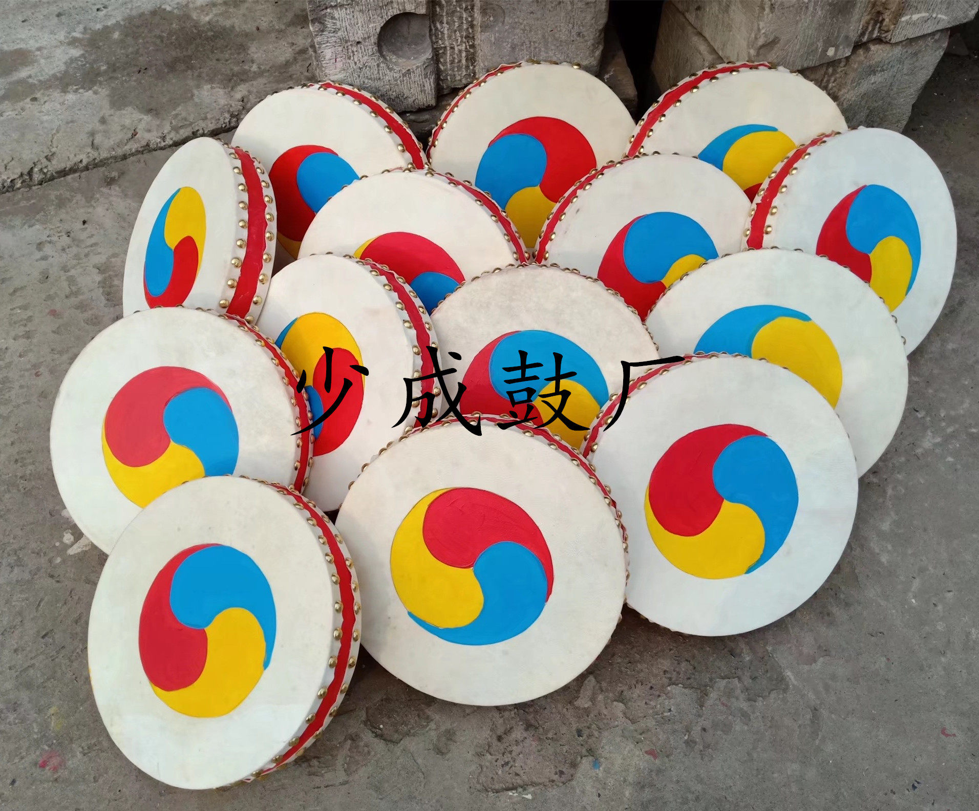 North Korean Pingku Dance Prop Yangko drum North Korean people drum drum drum drum