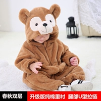 Двойной слой поздний осень бурого медведя