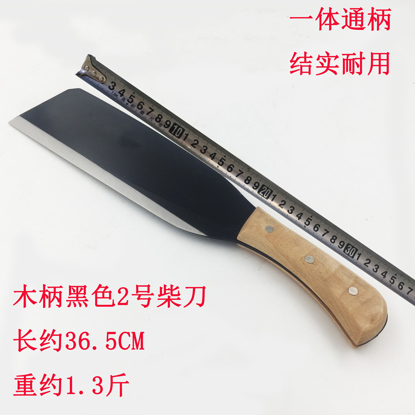 Manganese steel hatchet knife with wooden handle is directly supplied by the manufacturer for outdoor fishing, opening mountains and roads, camping, tree-cutting, multi-function knife, hunting knife