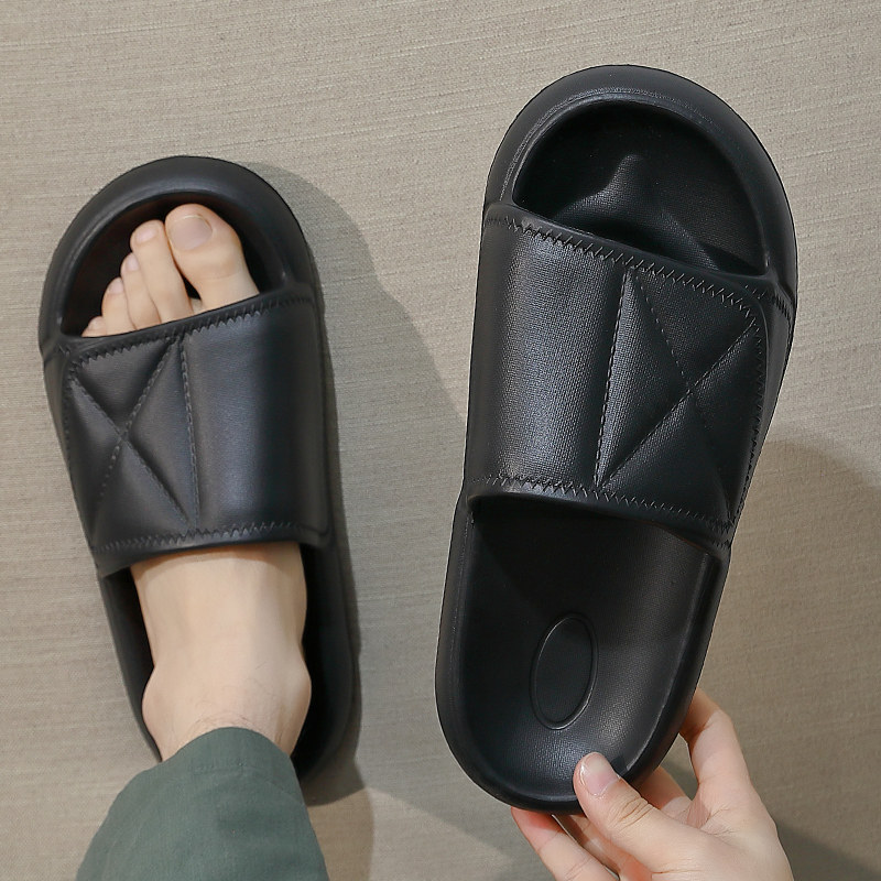 Large size slippers male summer Outer wear 46 Trampled Outside Tide Net Red Thick Bottom 2021 New Men Beach Sandals