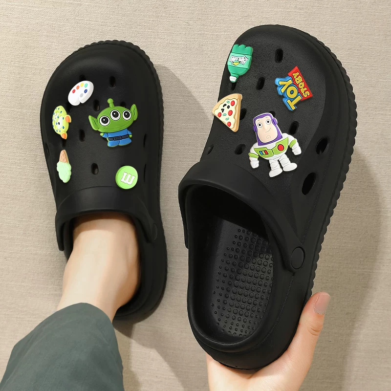 Мужская летняя одежда для улицы Сроки обувь Croc 2026 новый стиль домашняя Неслизкая неприятного запаха носок открытый sandal