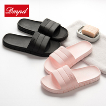 Summer household slippers womens bathroom non-slip thick soles bathing home lovers indoor water leakage slippers mens summer