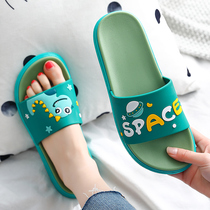 Slippers female summer home indoor cartoon cute parent-child soft bottom bathroom non-slip 2021 new childrens slippers