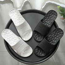 Home slippers womens summer deodorant soft thick bottom shoes lovers bathroom non-slip Bath mens slippers home indoor