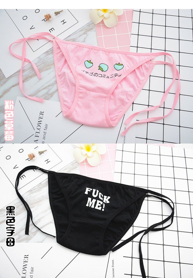Bikini gợi cảm bông dâu sọc sọc COS anime cô gái đồ lót tam giác béo lần bán buôn sịp nam cao cấp