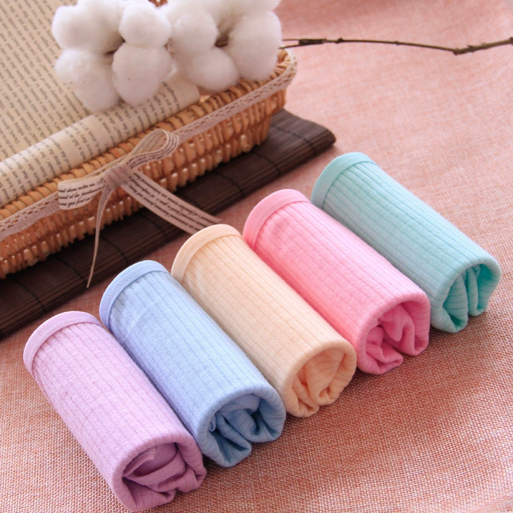 Cô gái thoải mái thở bông sinh viên chủ đề cotton thoáng khí vải tam giác eo thấp ladies đồ lót bán buôn