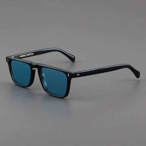 Moscot Lemtoshxcantwo Американские черные солнцезащитные очки женские черные очки для ретро -квадратные солнцезащитные очки