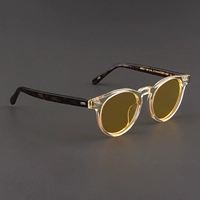 Прозрачная цветовая рама ноги+поляризованные зрительные желтые линзы.