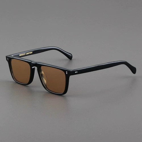 Moscot Lemtoshxcantwo Американские черные солнцезащитные очки женские черные очки для ретро -квадратные солнцезащитные очки