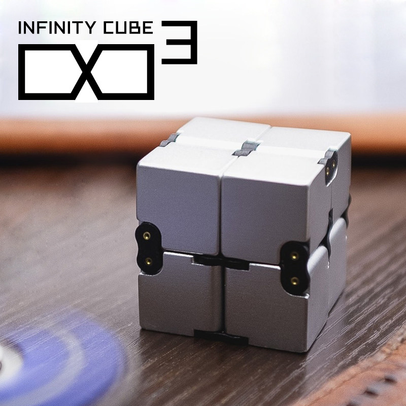 Infinite Magic Cube Adults Vent Decompression Deviner Boredom Milk Bubble Machine Time Creative Fingertips Alloy Toy Birthday Present