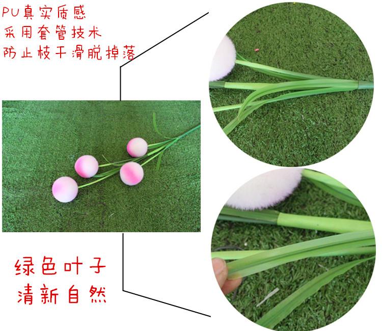 4 bóng tóc may mắn hoa nhân tạo hoa bình dị hoa giả trang trí hoa phòng khách trang trí sàn châu Âu - Hoa nhân tạo / Cây / Trái cây bình hoa giả trang trí phòng khách