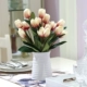 Mô phỏng Hoa tulip giả Bộ trang trí phòng khách Trang trí nhà trong nhà Hoa sắp xếp Hoa nhựa Trang trí hoa lụa - Hoa nhân tạo / Cây / Trái cây