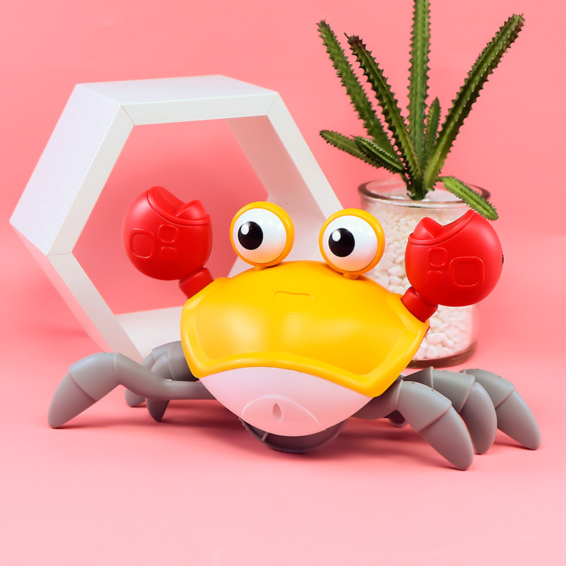 Net red electric induction crab baby will crawl can walk to avoid obstacles children 1-3 years old 2 boys and girls toys