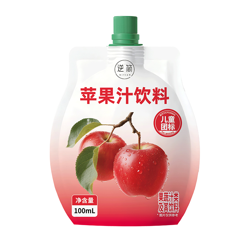 逆简山药无添加糖苹果汁*10袋