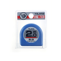  tajima Tajima H13-20CH steel tape measure 2 meters blue pocket compact portable double-sided scale