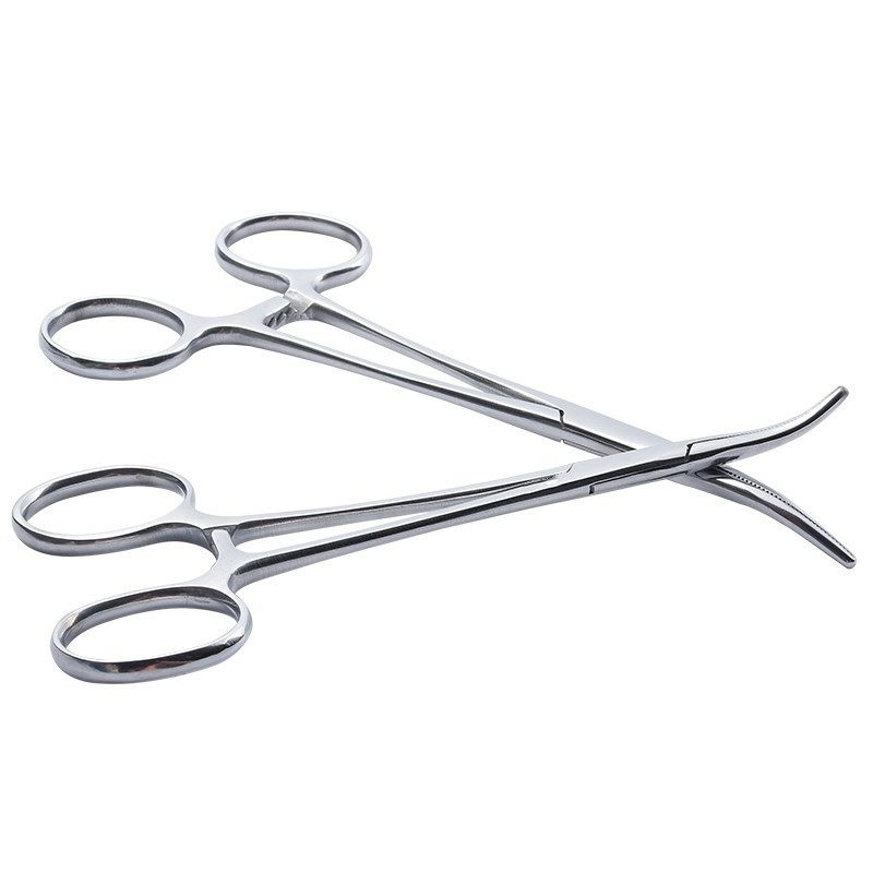 (Special) Stainless steel straight bending hemostatic clamps needle holder cupping can fishing pet puller 2019