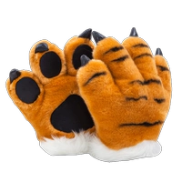 1 пара желтых когтей тигра