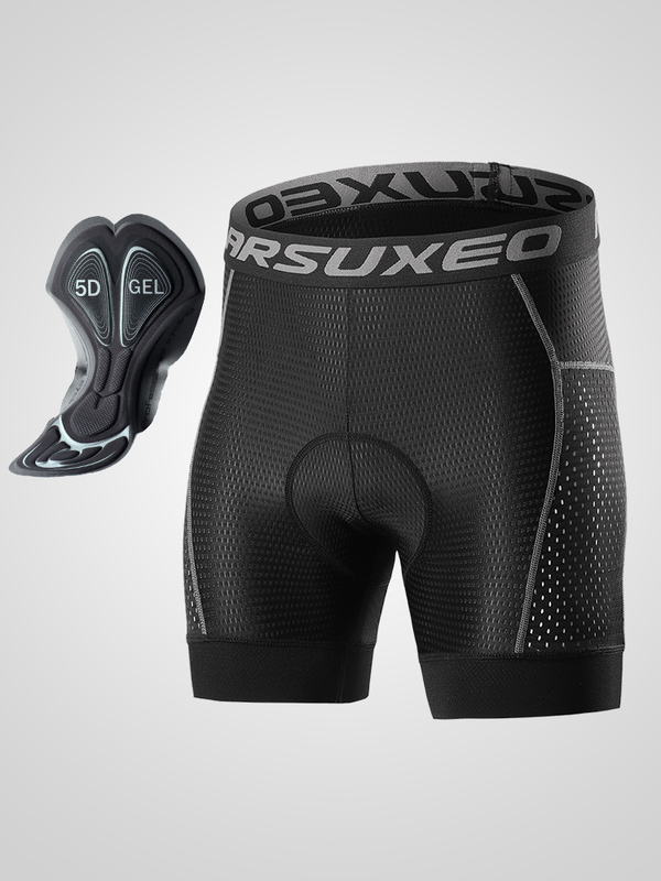 Laplace Cycling Underwear Men's Summer Cycling Shorts Road Bike Silicone Pad Breathable Quick-Drying Cycling Pants