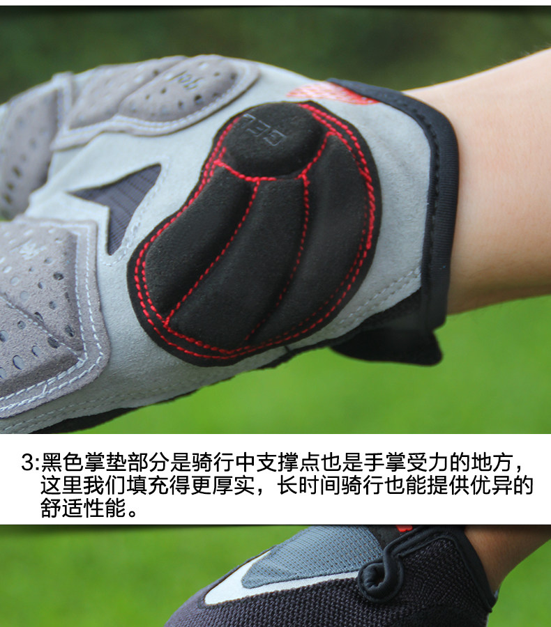 Gants pour vélo mixte - Ref 2238413 Image 6