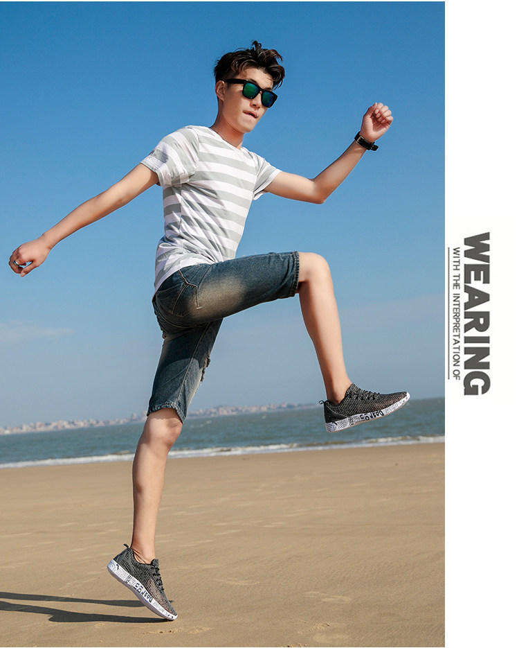 Отдых тапочки 夏季男士洞洞鞋运动休闲男鞋子潮流韩版男生镂空网面凉鞋青年网鞋 No brand