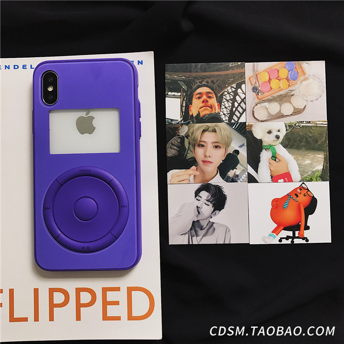 Ins cùng một ngôi sao thẻ Apple 6s vỏ điện thoại di động iPhone7plus / 8 / X cặp đôi thương hiệu vỏ mềm - Trình phát TV thông minh modem internet wifi