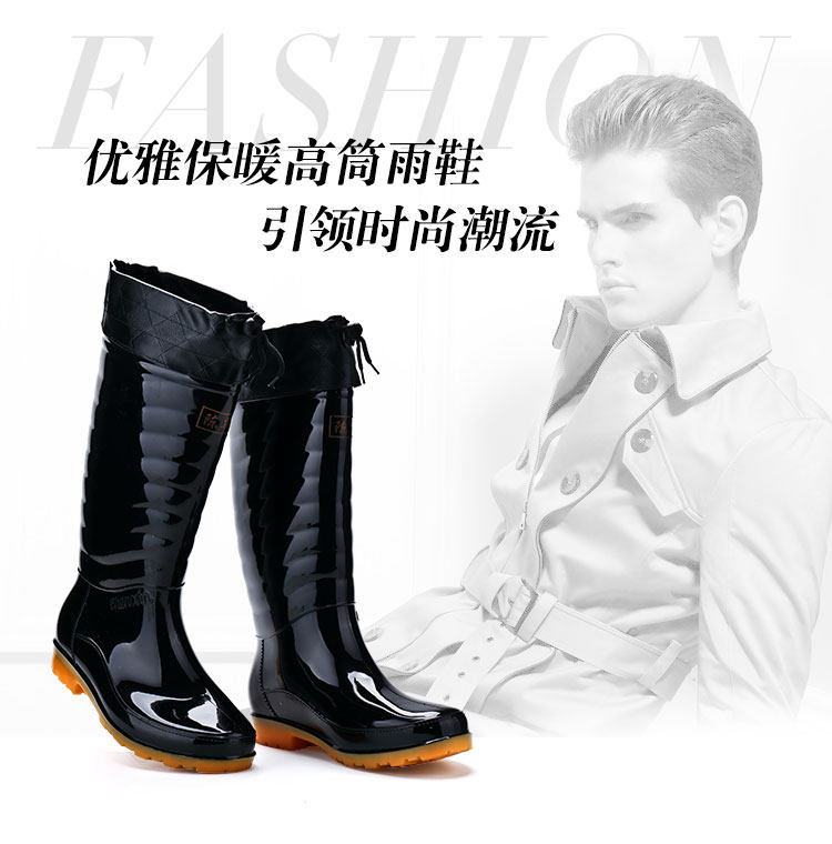 Chaussures - bottes caoutchouc homme pour hiver - semelle tendon - Ref 959938 Image 15