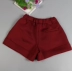 Đặc biệt cung cấp giải phóng mặt bằng quần short mùa đông của phụ nữ rượu vang đỏ bong bóng khí bông mặc quần bán nguyệt eo phẳng quần giản dị