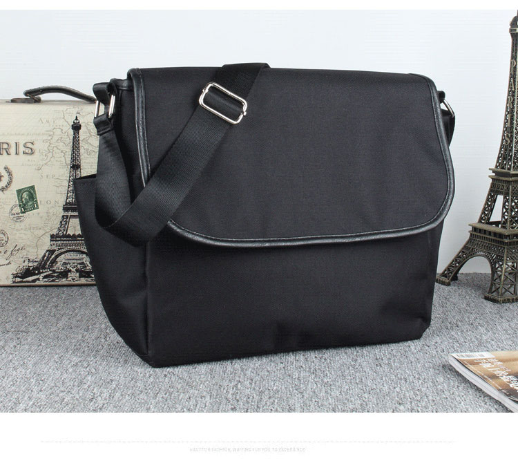 M / yêu chồng nam túi đeo chéo vai túi nam Messenger túi xách phiên bản Hàn Quốc giản dị của túi nylon vải nam túi xách du lịch