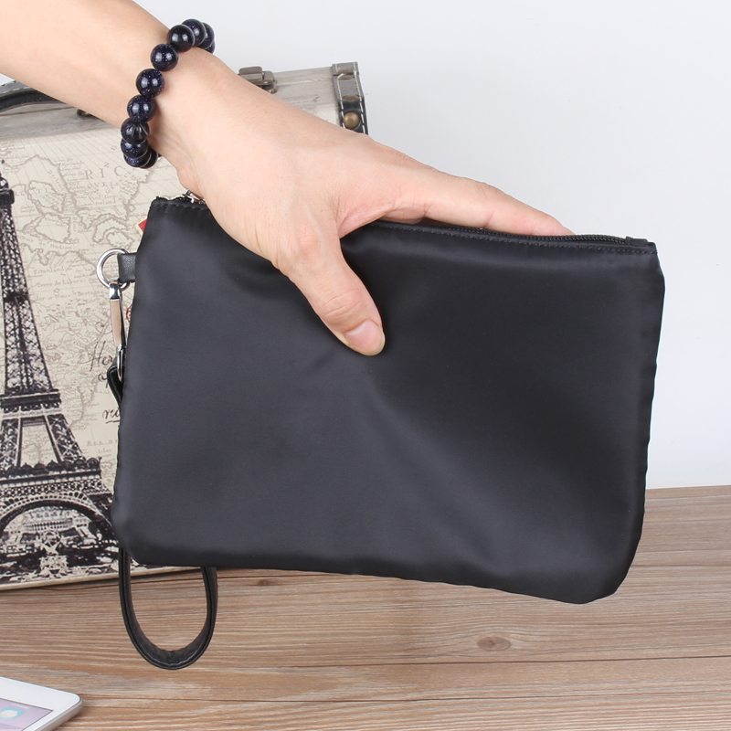 M Love Muge Simple Men's Handbag Clutch Bag Korean Style Casual Men's Bag Wrist Bag Mobile Phone Bag Oxford Cloth Small Bag