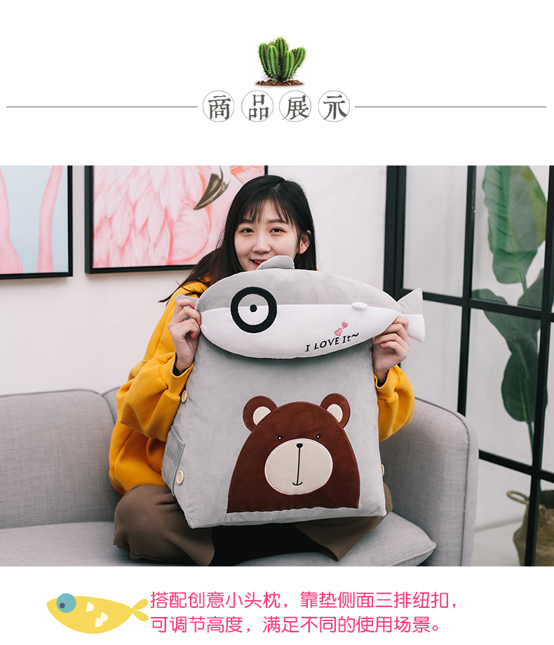 Gối đầu gối đệm văn phòng thắt lưng gối lớn gối lưng gối gối tam giác đệm lưng nam và nữ gối tựa lưng sofa gỗ