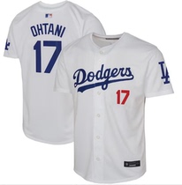 Dodgers Dodgers childrens baseball uniform No. 17 OHTANI childrens clothing jersey Shohei Otani game uniform 50#5#
