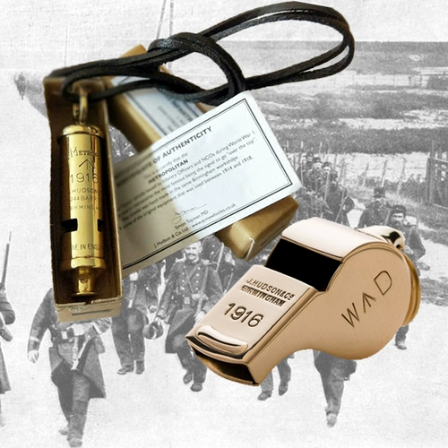 Британская Acme Arrow 1916 Медная противовоздушная оборона свист 58wd Урачный военный свисток памятный мировой войну (упакованные блюда)