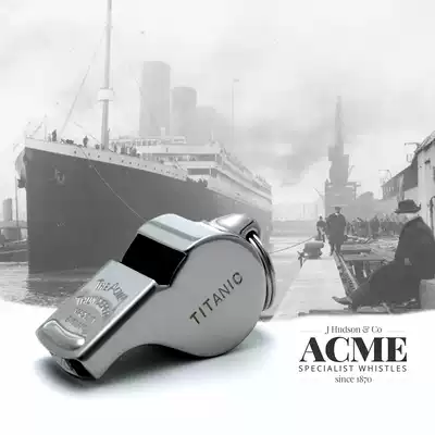 ACME Titanic Titanic copper nickel Memorial whistle military survival whistle couple pair whistle gift box gift