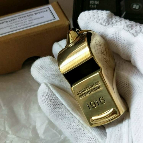 Британская Acme Arrow 1916 Медная противовоздушная оборона свист 58wd Урачный военный свисток памятный мировой войну (упакованные блюда)