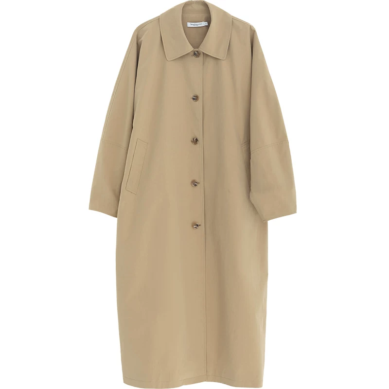 Классическое ретро осеннее trench coat