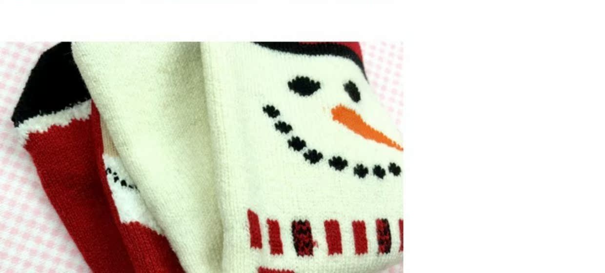 Old Lori Giáng sinh Santa Snowman Vớ vớ ấm vớ Vớ ngủ vớ tất trắng