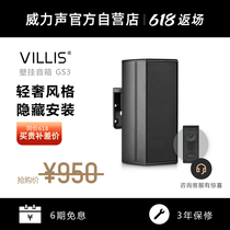 VILLIS Power Sound Shop Background Acoustics Hanging Wall Ceiling Restaurant Suspended Surround Wall-mounted Speaker Horn