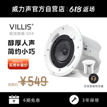 VILLIS Power Sound Shop Suction Top Sound Horn GX4 Smallpox Speaker Ceiling Flush Mounted High End Hifi