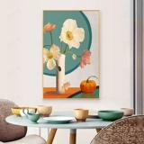 Cross -STITCH 2021 Новая линейная вышивка гостиная простая версия вертикальной версии цветочных сериалов Простая и современная вышивка