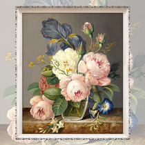 Diamond cross stitch 2020 new thread embroidery small flower living room diamond painting self-embroidery 2021 handmade masonry painting