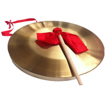 Gong 30cm42cm Gong Three and a half sentences Gong props Opening gong Warning flood control gong Drum Musical instrument Game gong