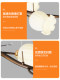Restaurant Fan Light, French Mid-Century Style, High-End, Silent Bar Counter Light, Strong Wind, Invisible American-Style Integrated Ceiling Fan Light