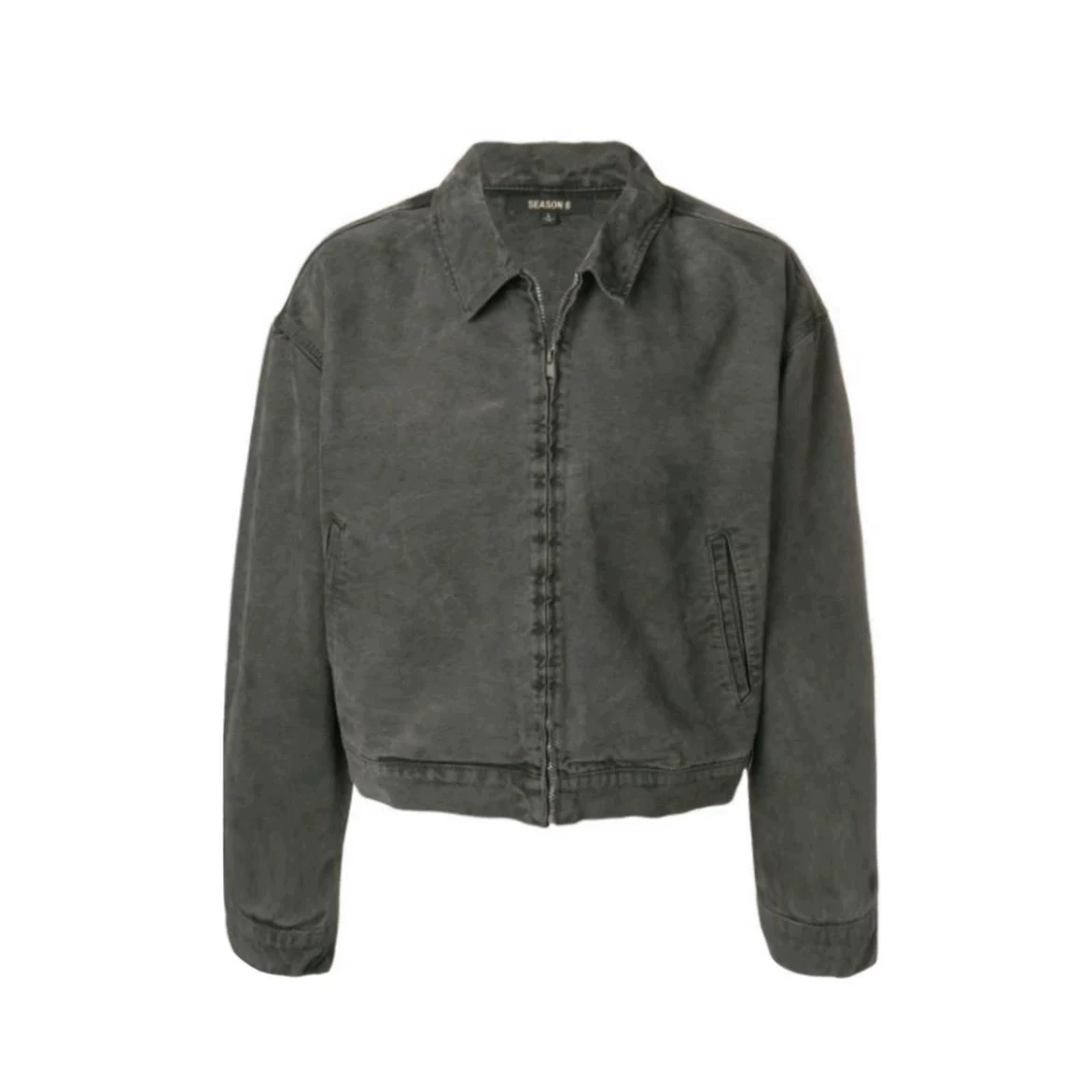 Кanye Coconut Yeezy Season 6 Double Canvas Short Jacket Heavy Cotton Unisex Lapel Jacket