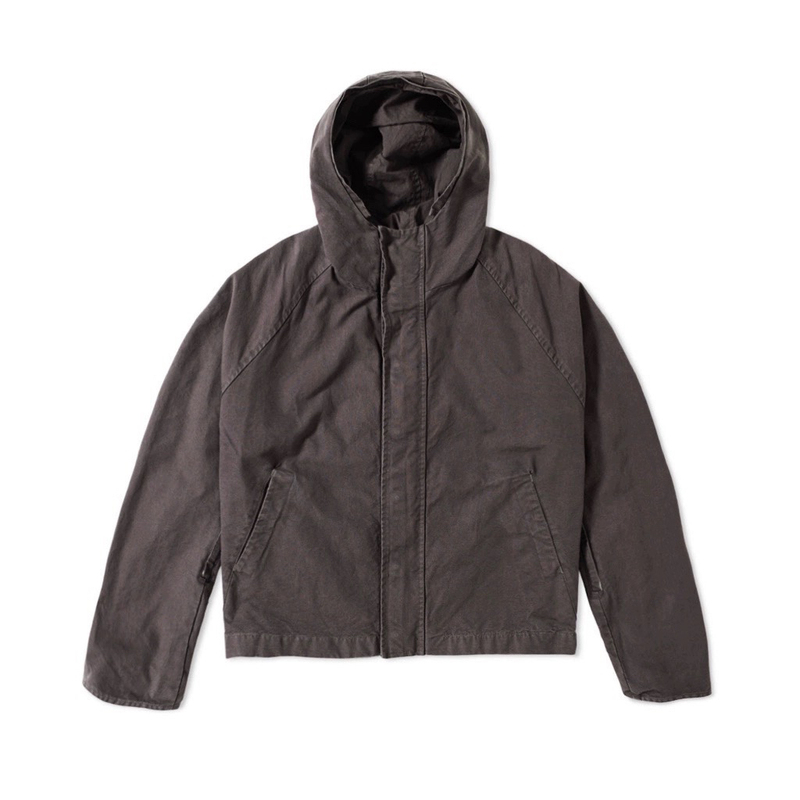 Yeezy Season 4 Army Parka Spring and Autumn Soft Canvas Washed Jacket