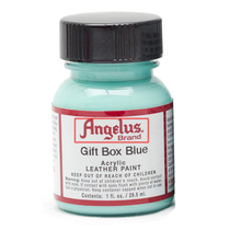 Angelus Leather Paint DIY Sneakers Custom Mint Blue Paint Gift Box Blue