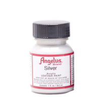 Angelus silver sneakers change color silver Leather Paint DIY